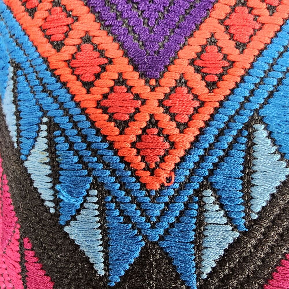 Vintage Guatemalan Handwoven art-to-wear Large Jacket Products by Curtis Porter - Picture 5 of 11